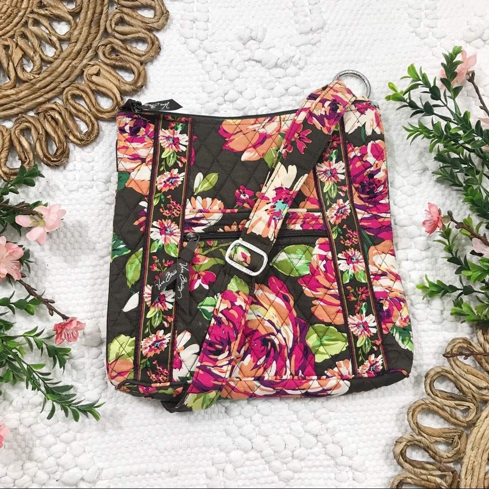 Vera Bradley Pink Rose Cross Body Purse